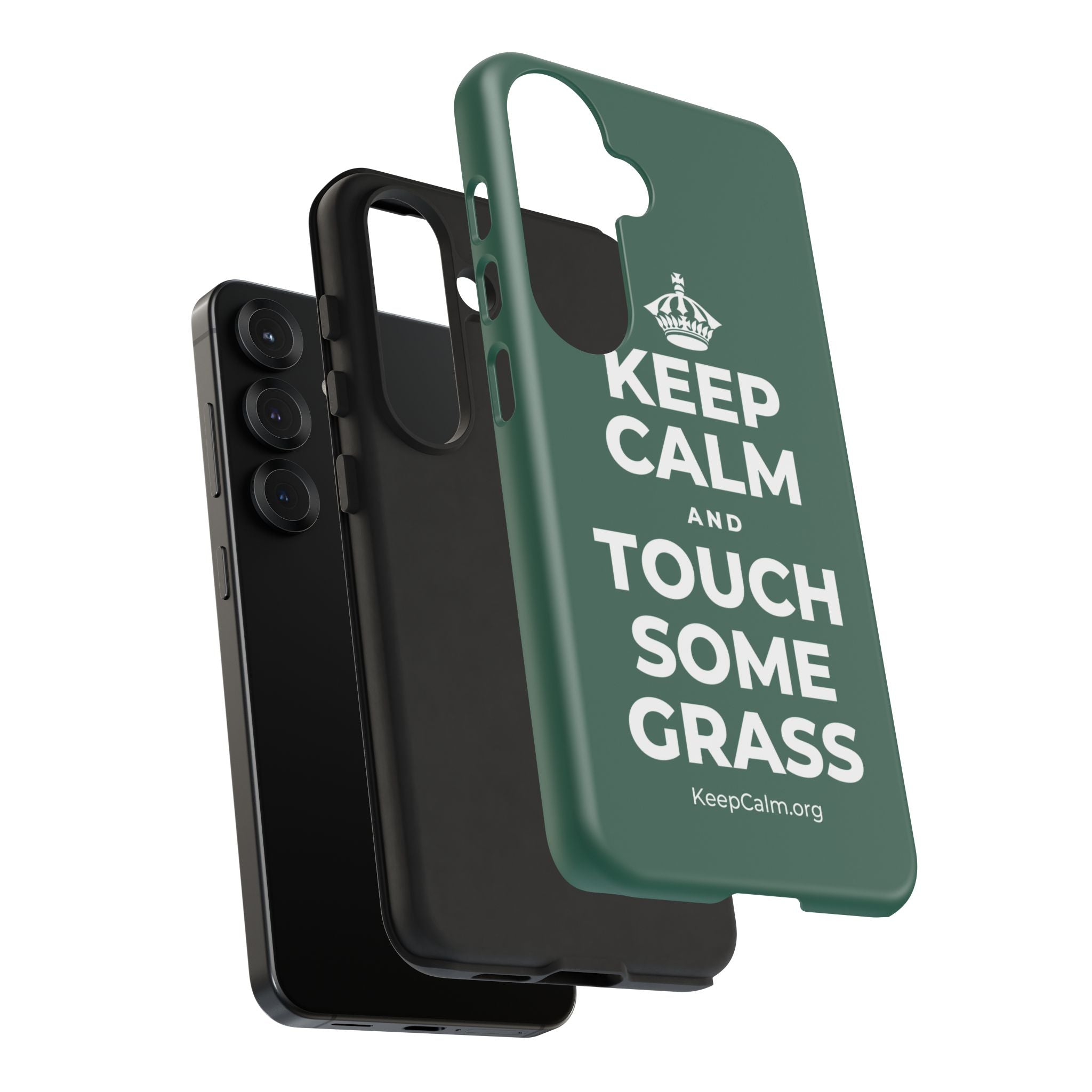 KEEP CALM AND TOUCH SOME GRASS Phone Case
