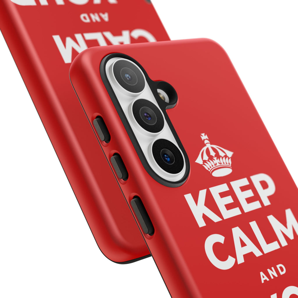 KEEP CALM AND 📞 YOUR MOM Phone Case