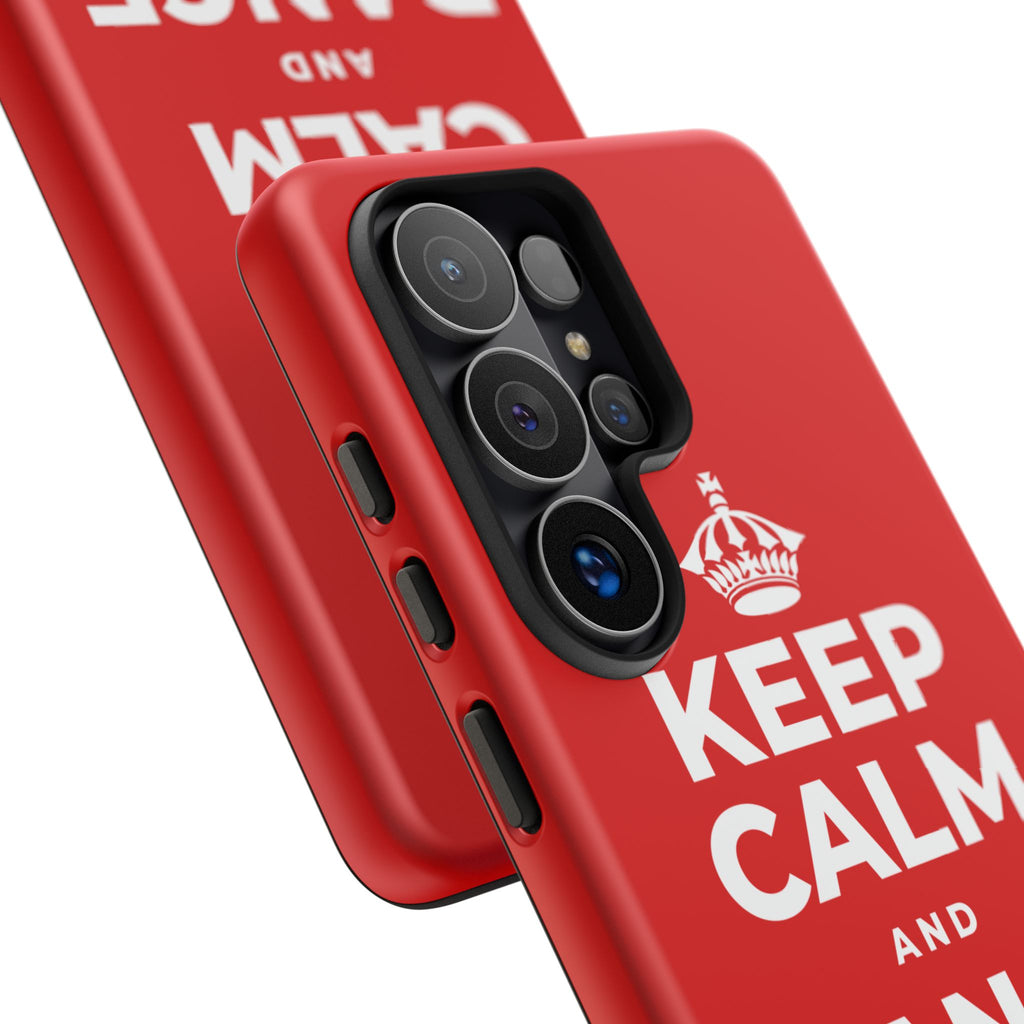 KEEP CALM AND DANCE WITH ME Phone Case
