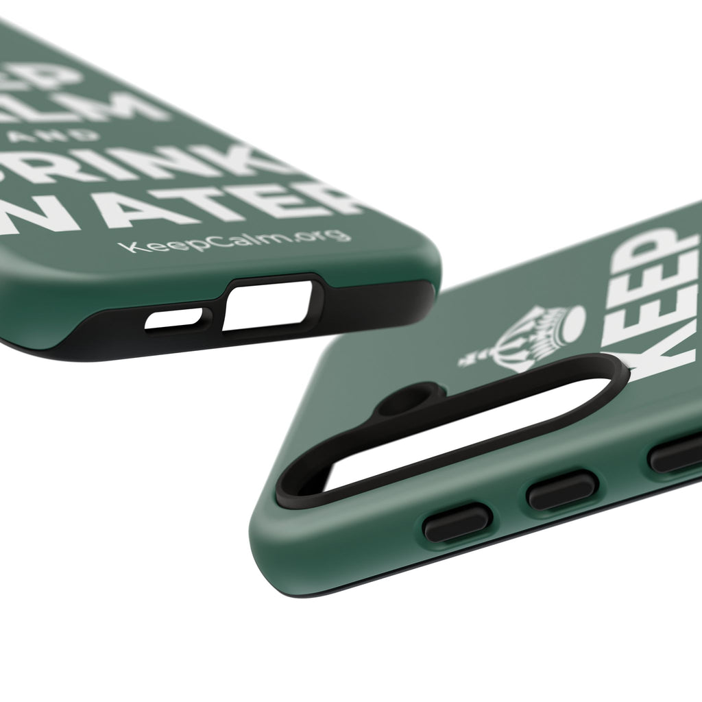 KEEP CALM AND DRINK WATER Phone Case