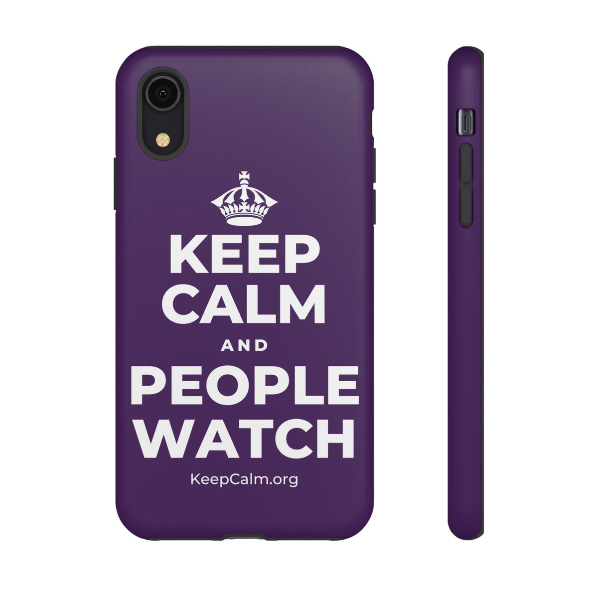 KEEP CALM AND PEOPLE WATCH Phone Case