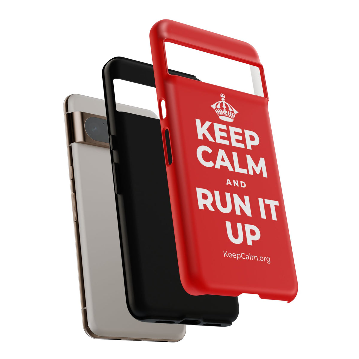 KEEP CALM AND RUN IT UP Phone Case