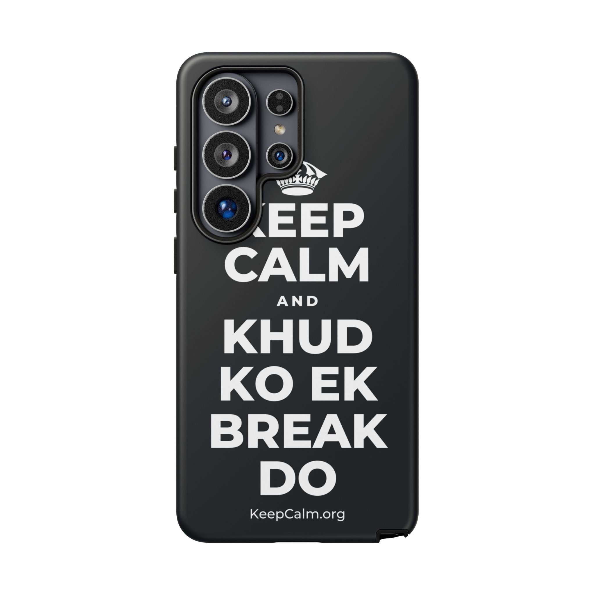 KEEP CALM AND KHUD KO EK BREAK DO Phone Case (Dark)
