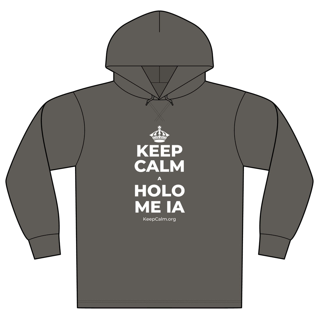 KEEP CALM A HOLO ME IA Organic Hoodie Tee