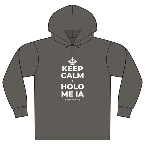 KEEP CALM A HOLO ME IA Organic Hoodie Tee
