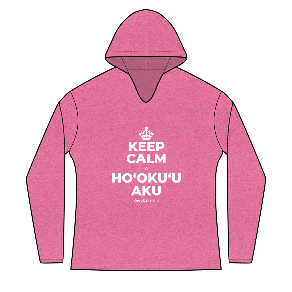 KEEP CALM A HOʻOKUʻU AKU Women's Long Sleeve Hoodie