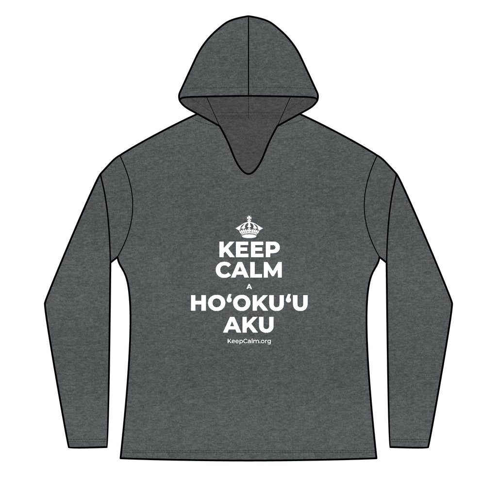KEEP CALM A HOʻOKUʻU AKU Women's Long Sleeve Hoodie