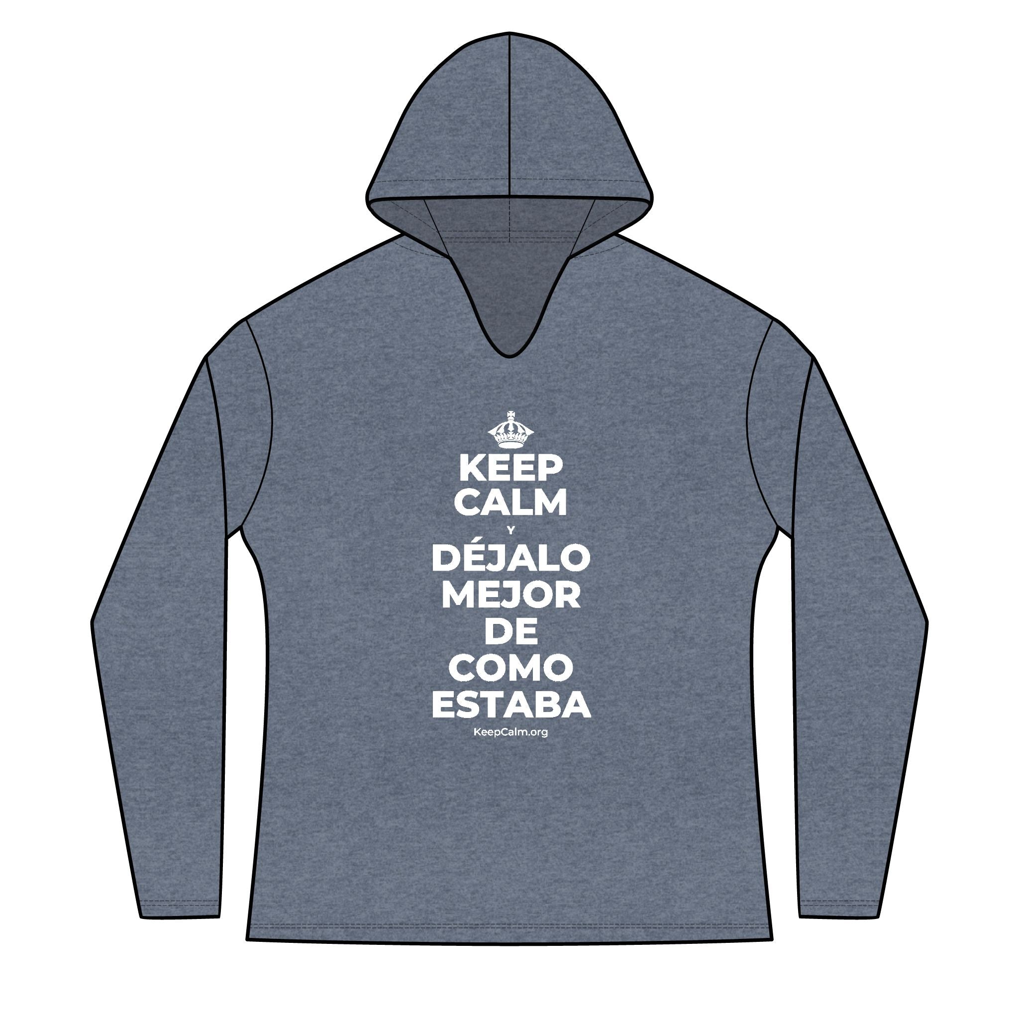 KEEP CALM Y DÉJALO MEJOR DE COMO ESTABA Women's Long Sleeve Hoodie
