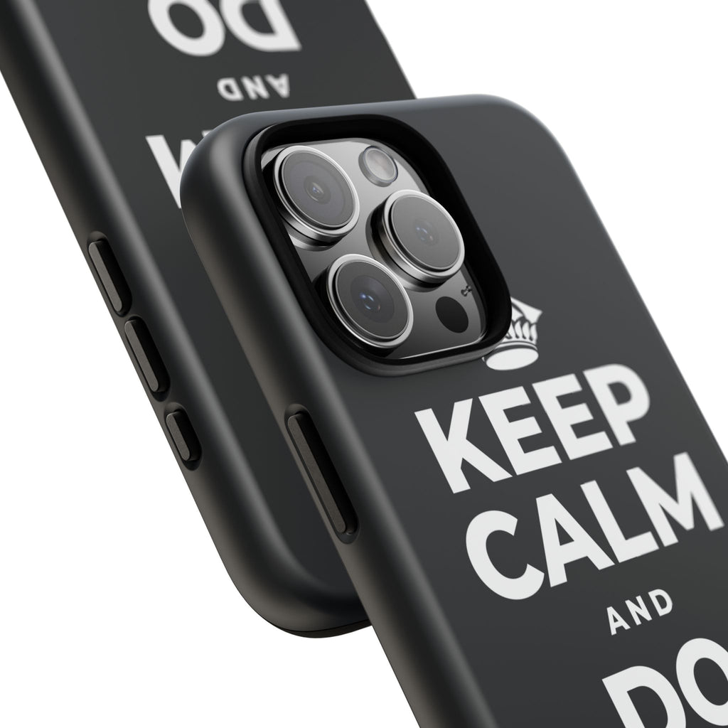 KEEP CALM AND DO LESS, GENTLY Phone Case (Dark)