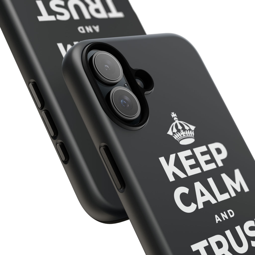 KEEP CALM AND TRUST YOUR HEART Phone Case (Dark)