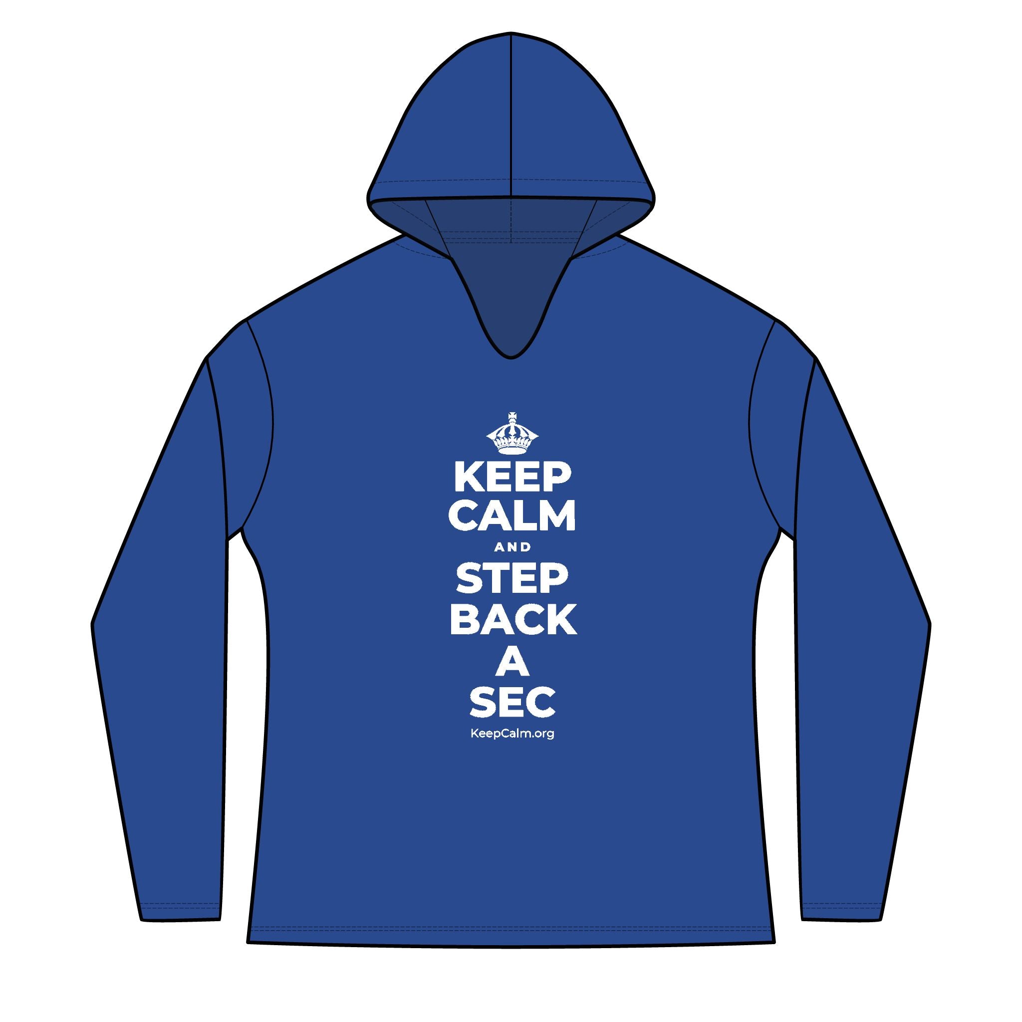 KEEP CALM AND STEP BACK A SEC Women's Long Sleeve Hoodie