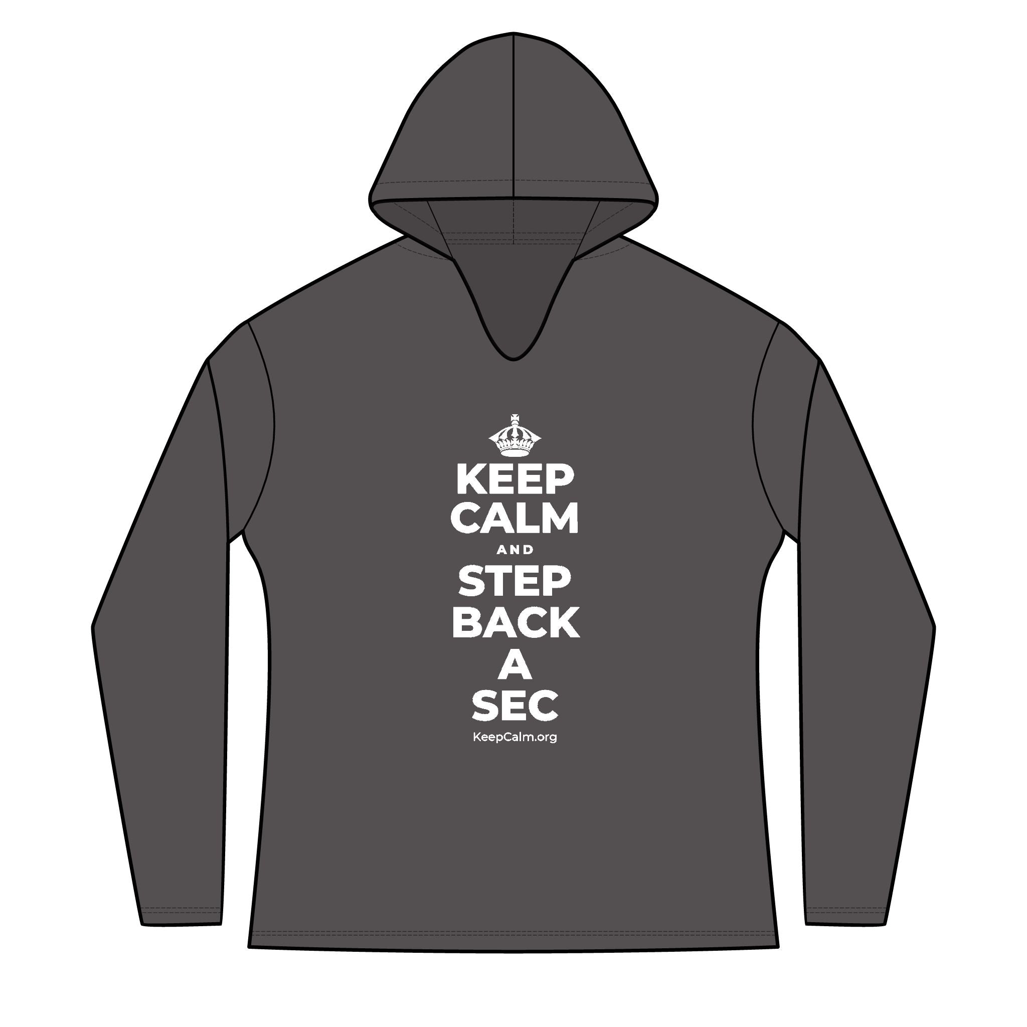 KEEP CALM AND STEP BACK A SEC Women's Long Sleeve Hoodie