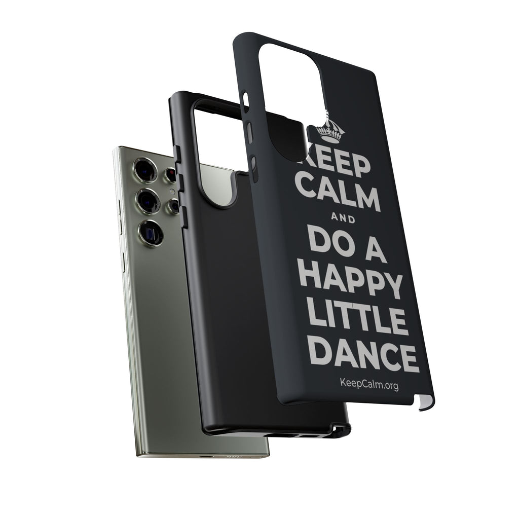 KEEP CALM AND DO A HAPPY LITTLE DANCE Phone Case (Dark)