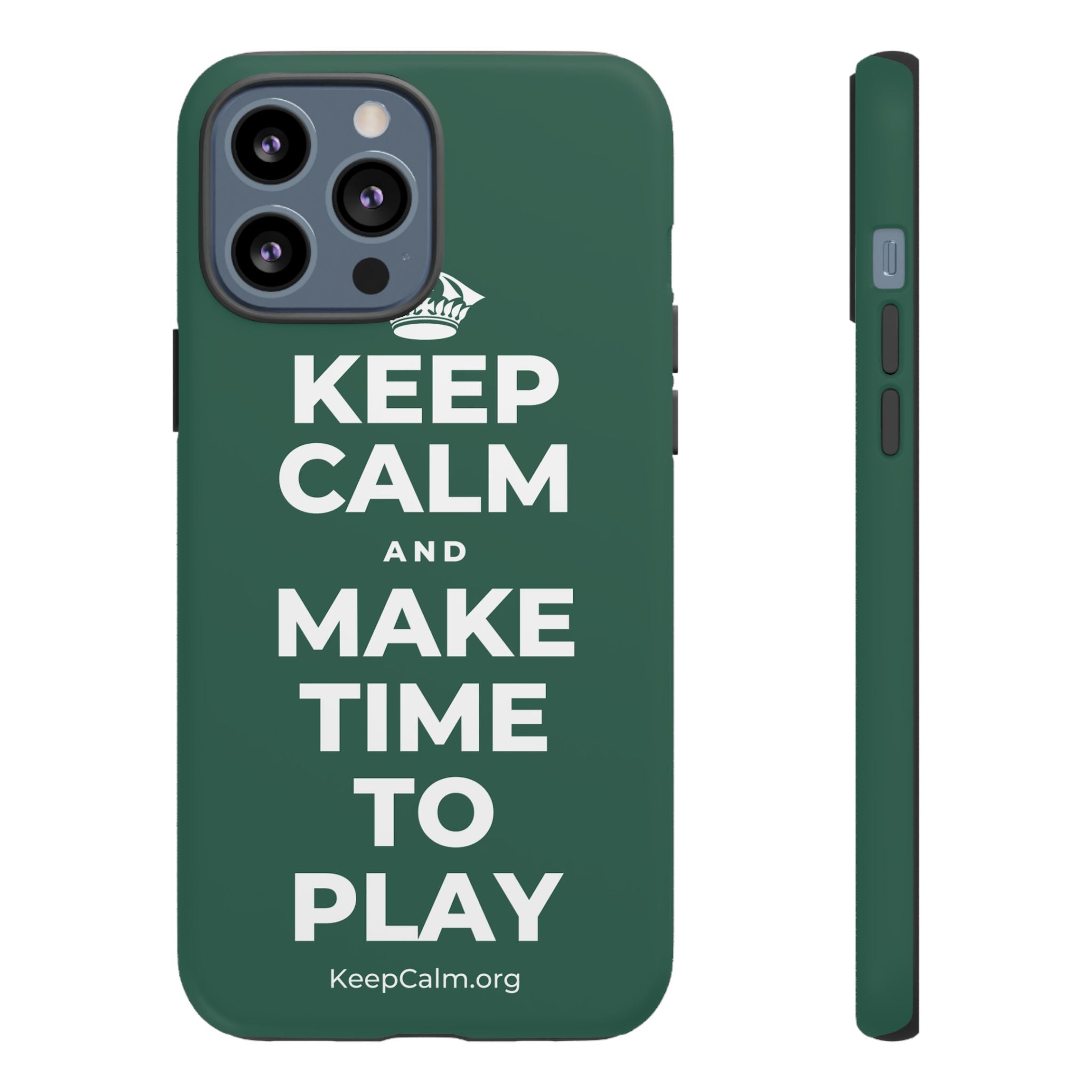 KEEP CALM AND MAKE TIME TO PLAY Phone Case