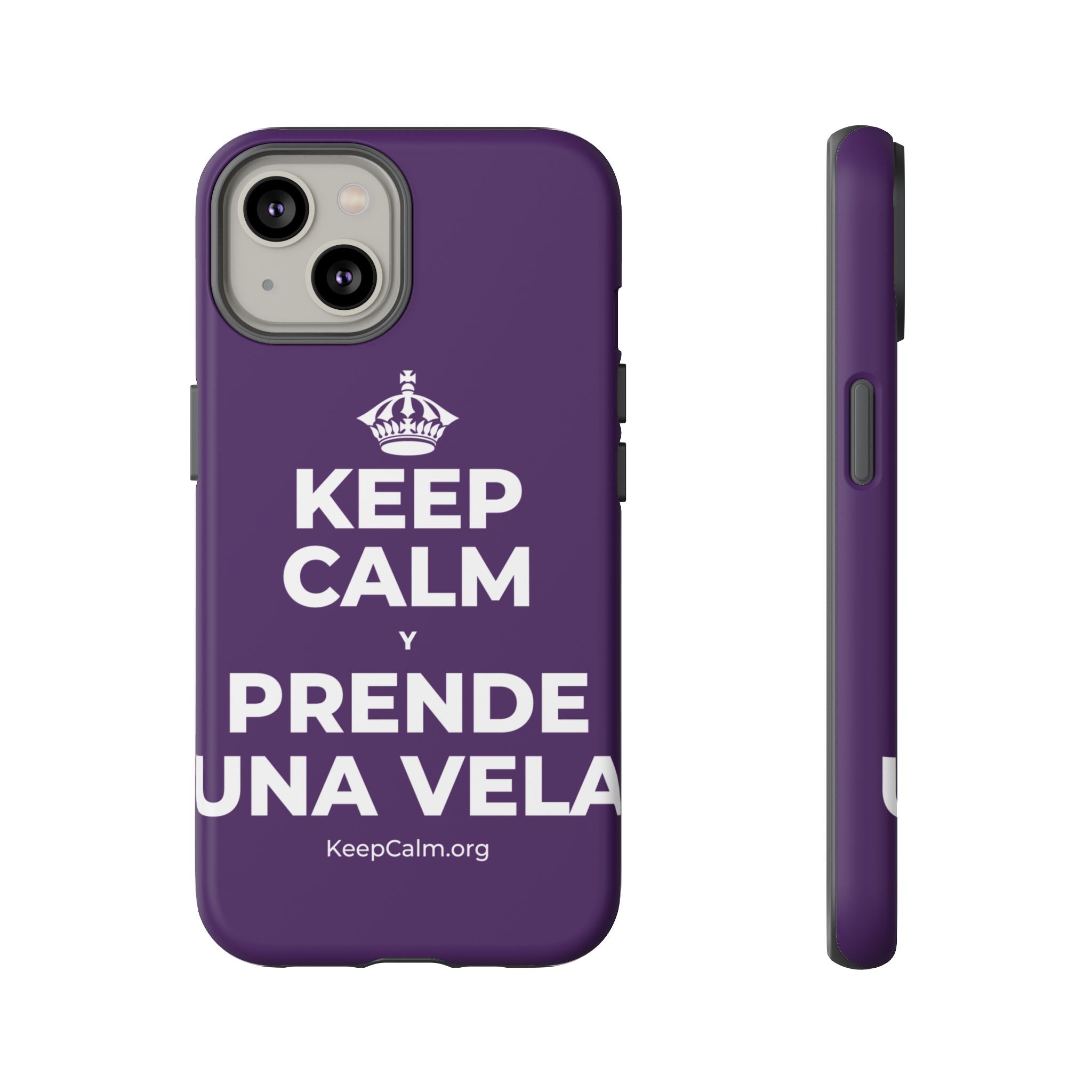 KEEP CALM Y PRENDE UNA VELA Phone Case