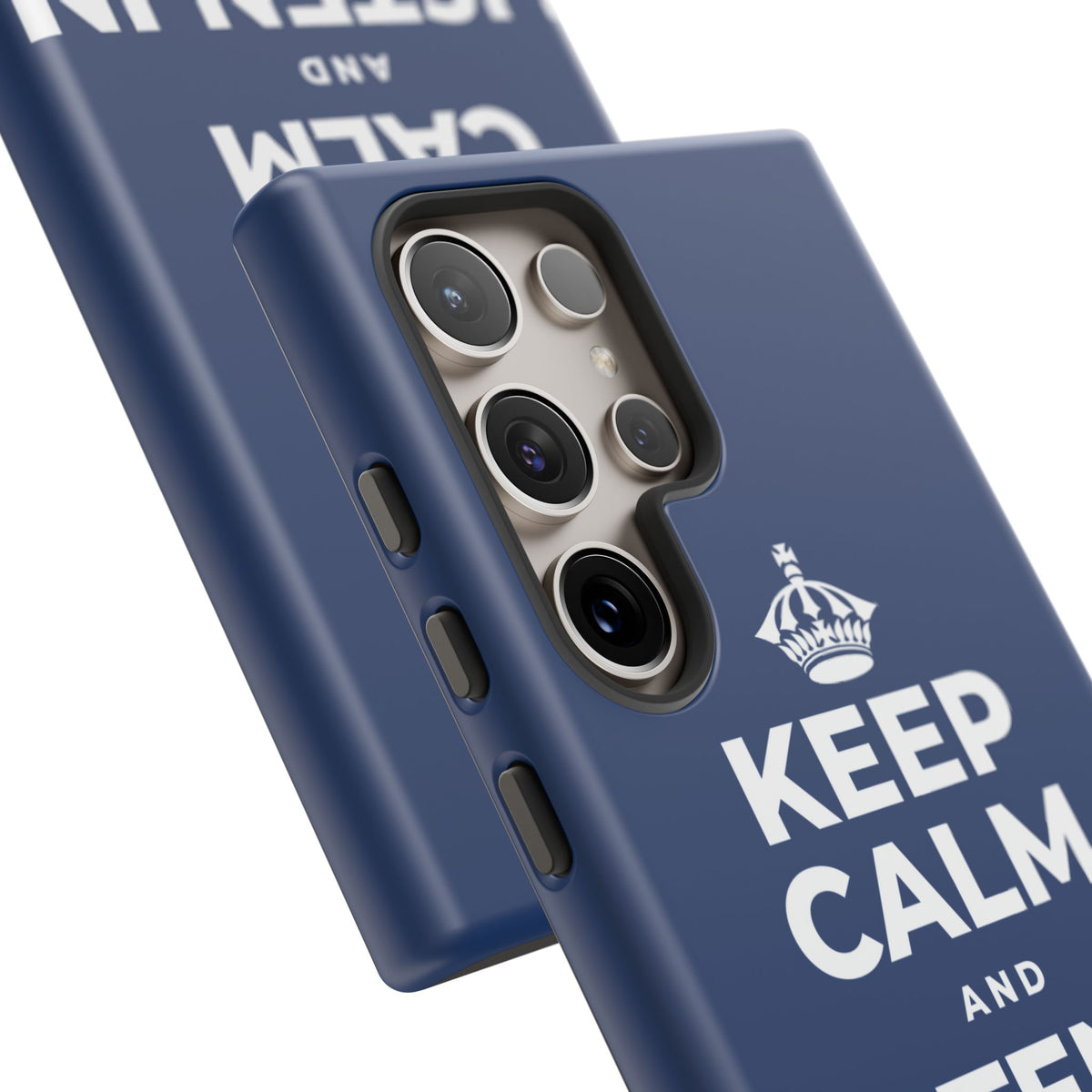 KEEP CALM AND LISTEN IN THE DARK Phone Case