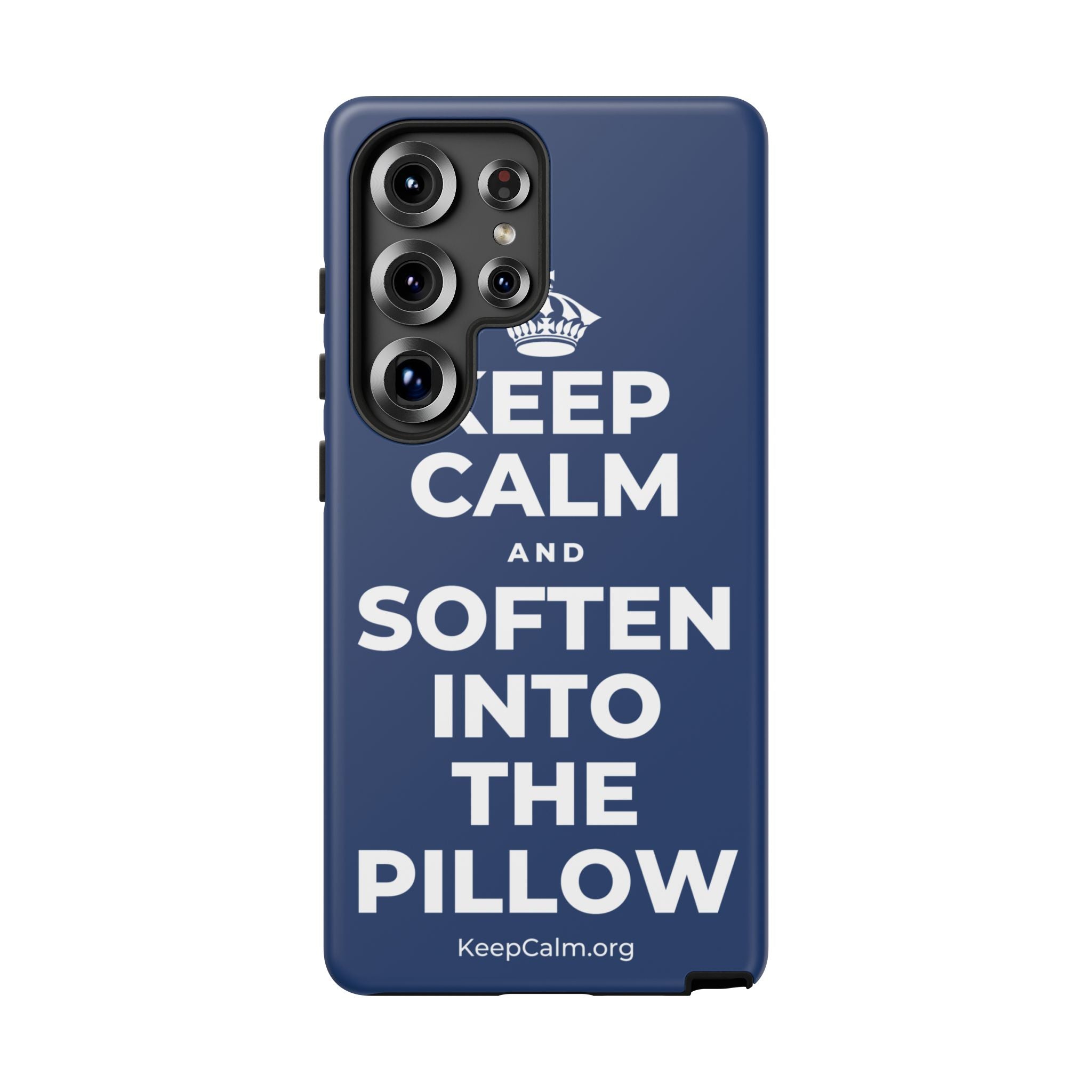 KEEP CALM AND SOFTEN INTO THE PILLOW Phone Case