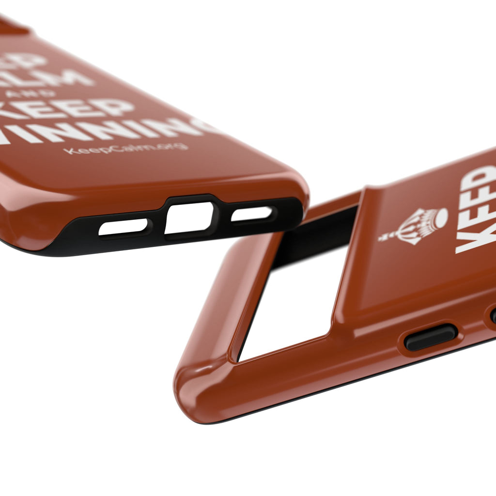 KEEP CALM AND KEEP WINNING Phone Case