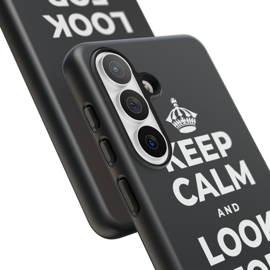 KEEP CALM AND LOOK FOR THE LIGHT Phone Case (Dark)
