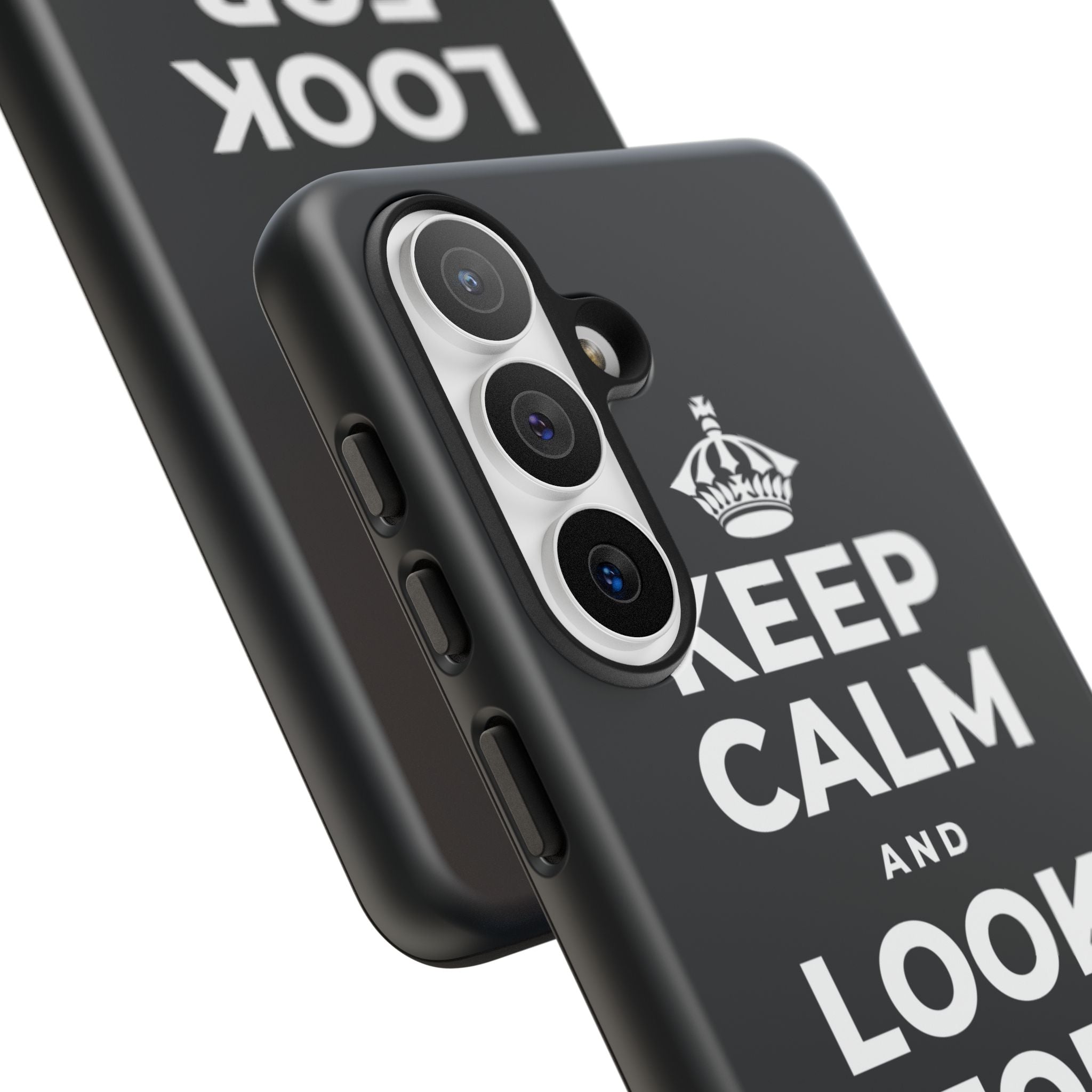 KEEP CALM AND LOOK FOR THE LIGHT Phone Case (Dark)