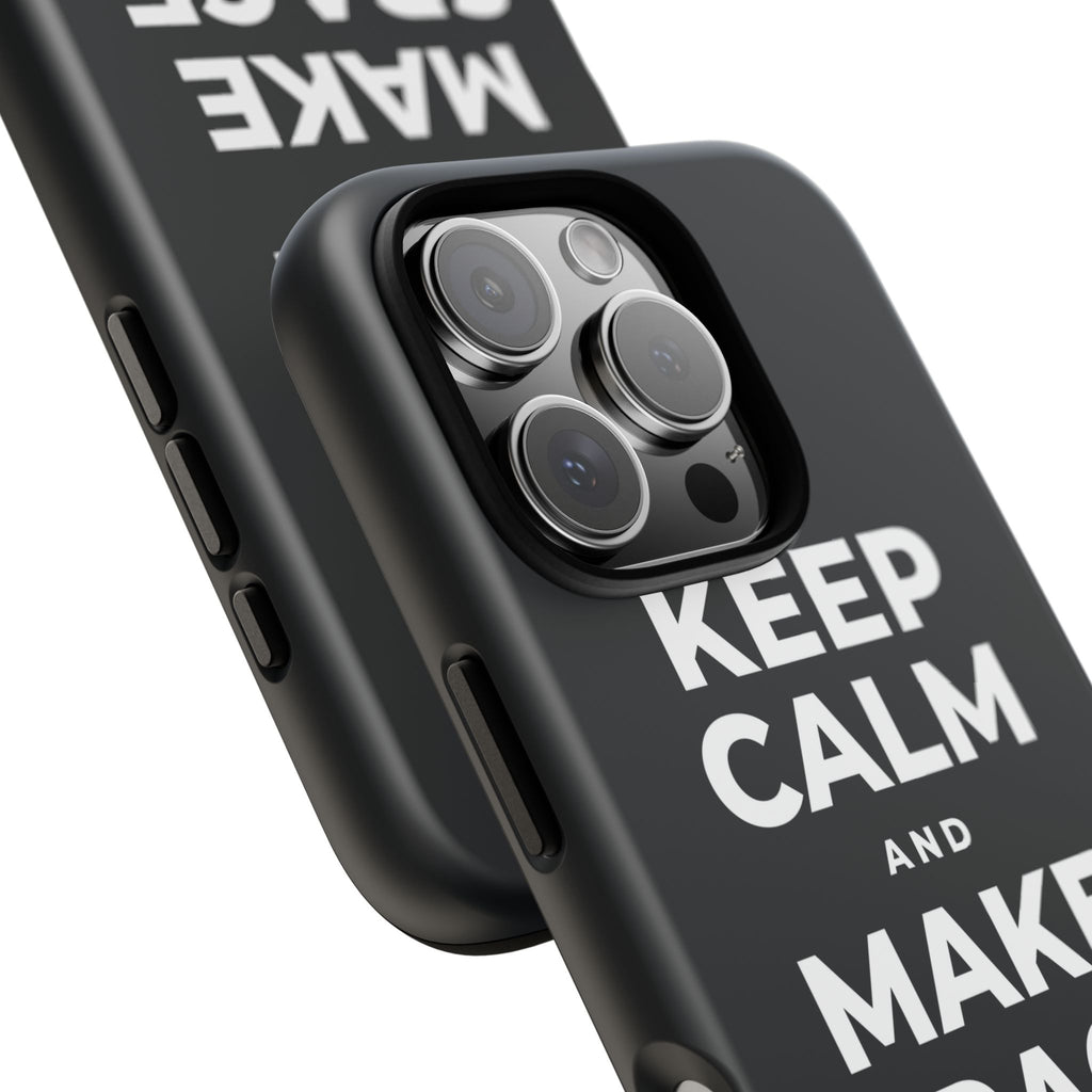 KEEP CALM AND MAKE SPACE TO BREATHE Phone Case (Dark)