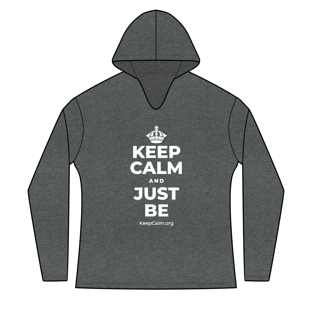 KEEP CALM AND JUST BE Women's Long Sleeve Hoodie