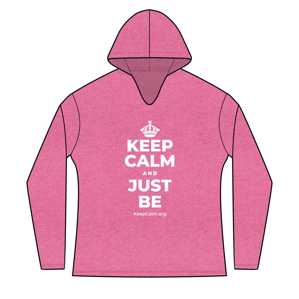 KEEP CALM AND JUST BE Women's Long Sleeve Hoodie