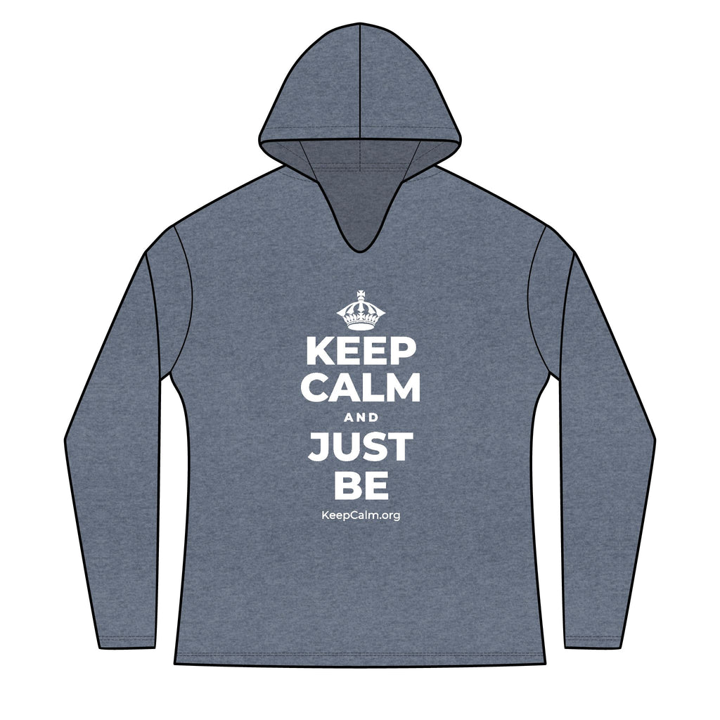 KEEP CALM AND JUST BE Women's Long Sleeve Hoodie