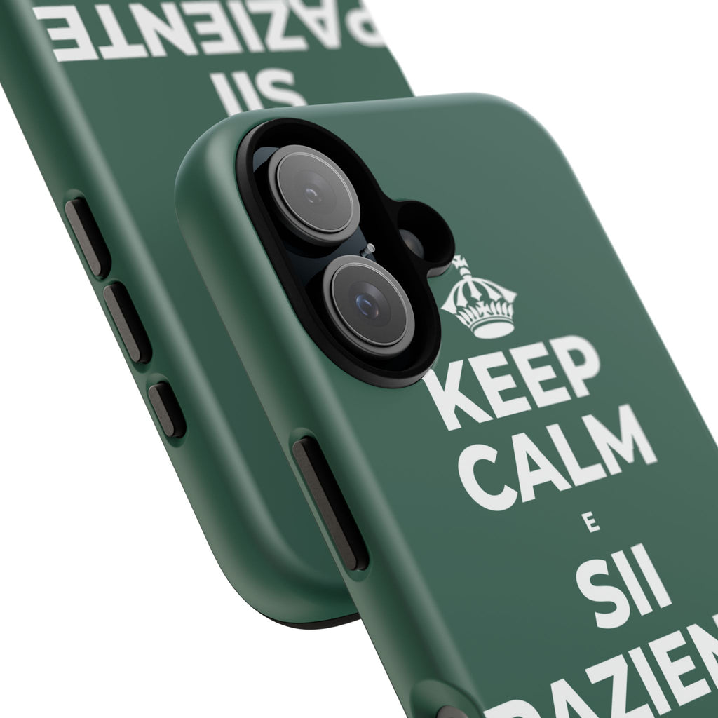 KEEP CALM E SII PAZIENTE CON LE NUOVE ABITUDINI Phone Case
