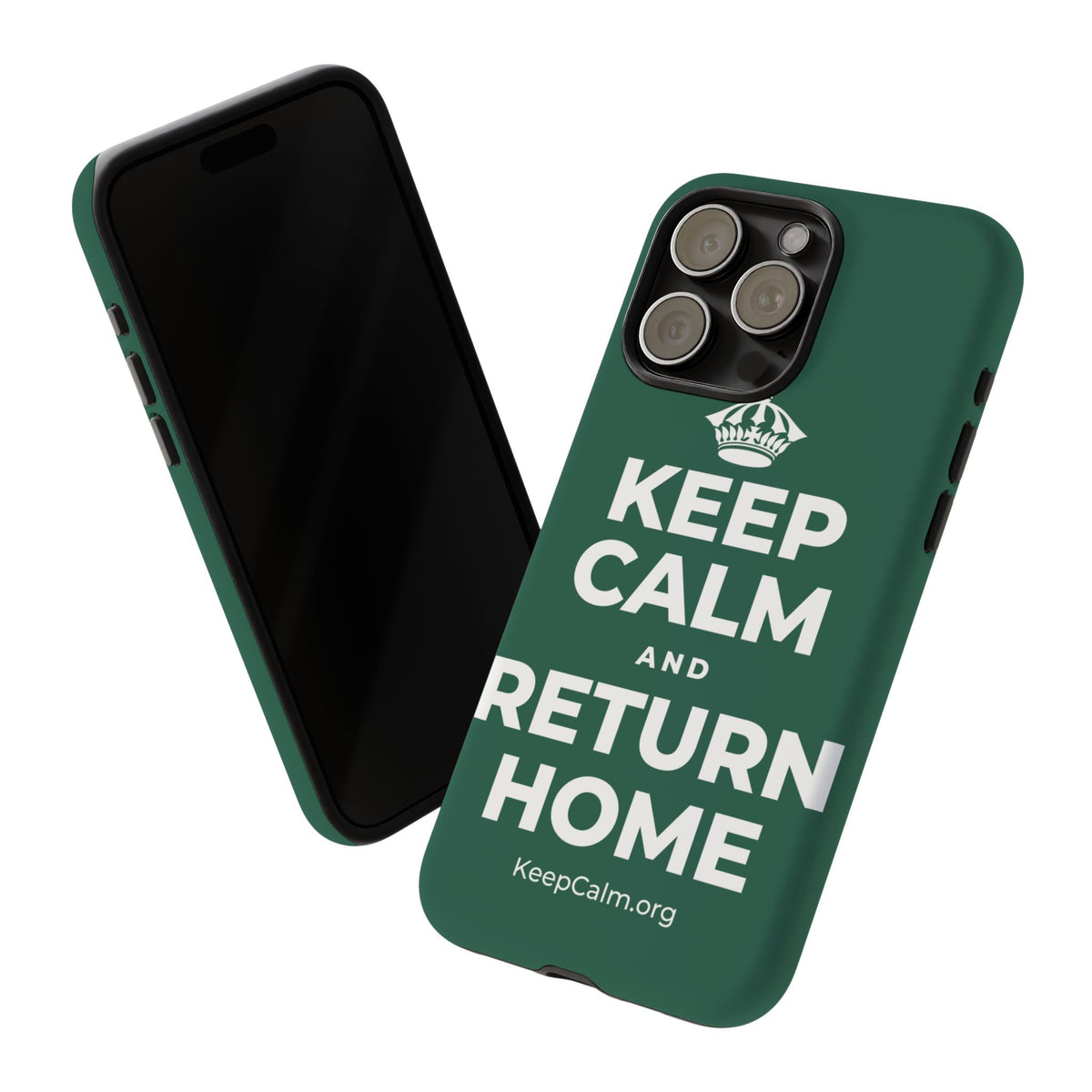 KEEP CALM AND RETURN HOME Phone Case