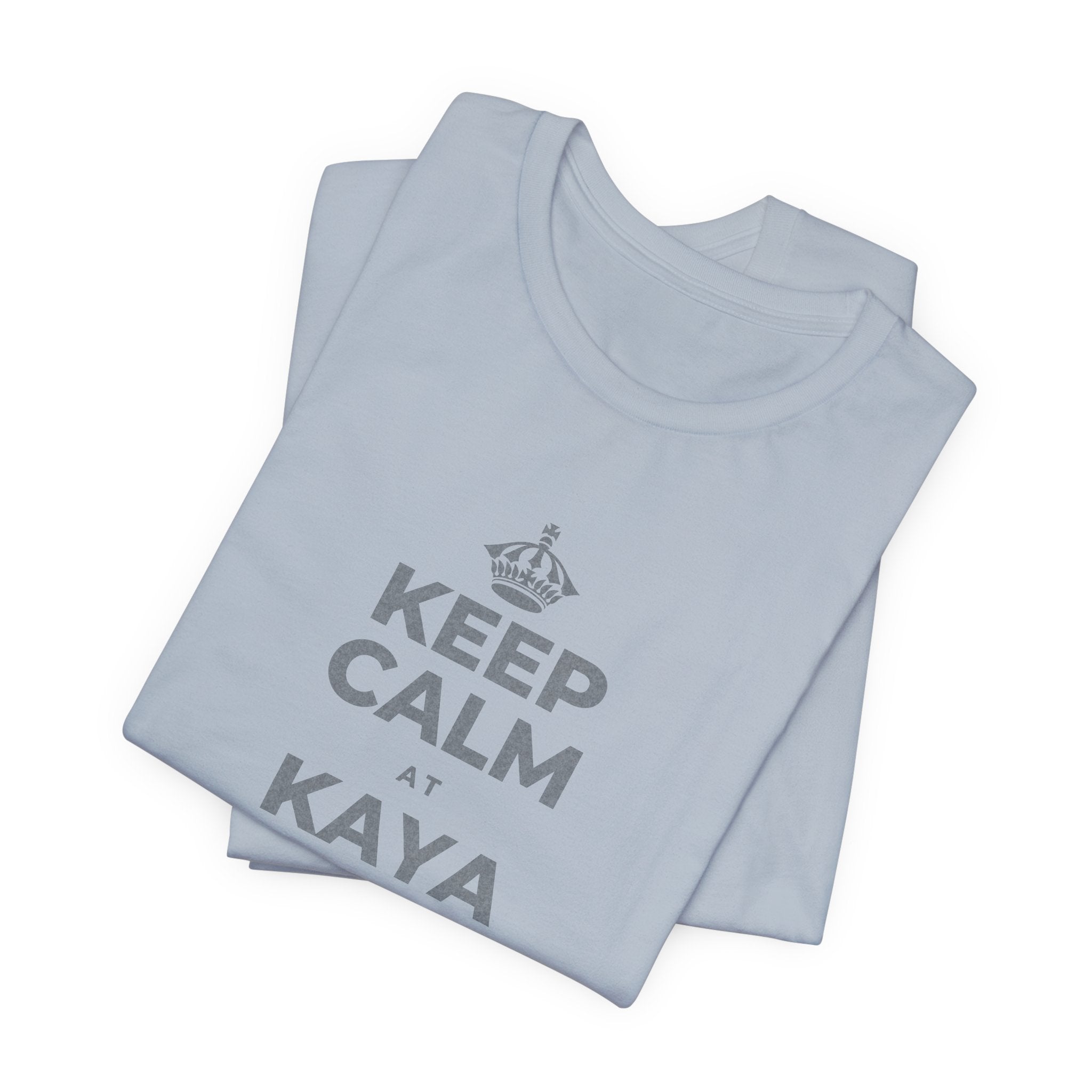 KEEP CALM AT KAYA MONG MATUTO NG KAHIT ANO T-Shirt (White–Asphalt)