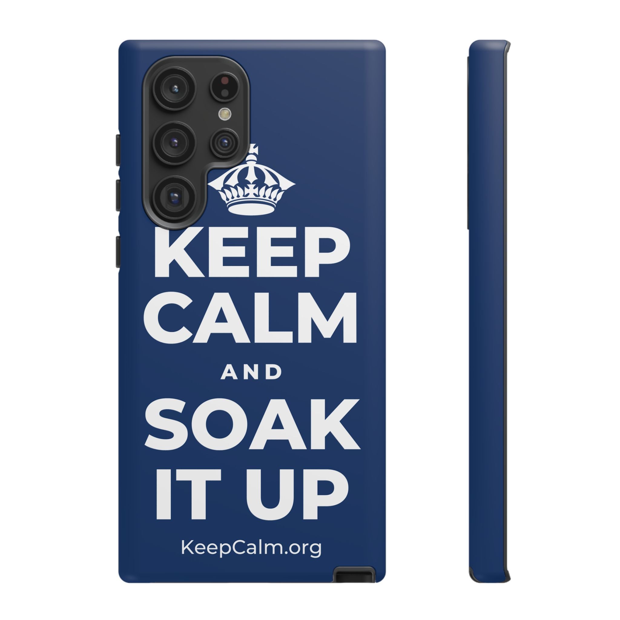 KEEP CALM AND SOAK IT UP Phone Case