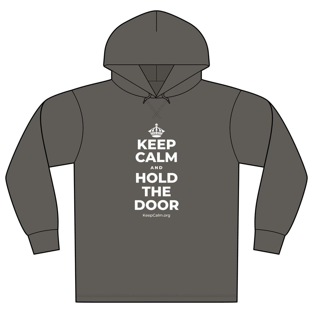 KEEP CALM AND HOLD THE DOOR Organic Hoodie Tee