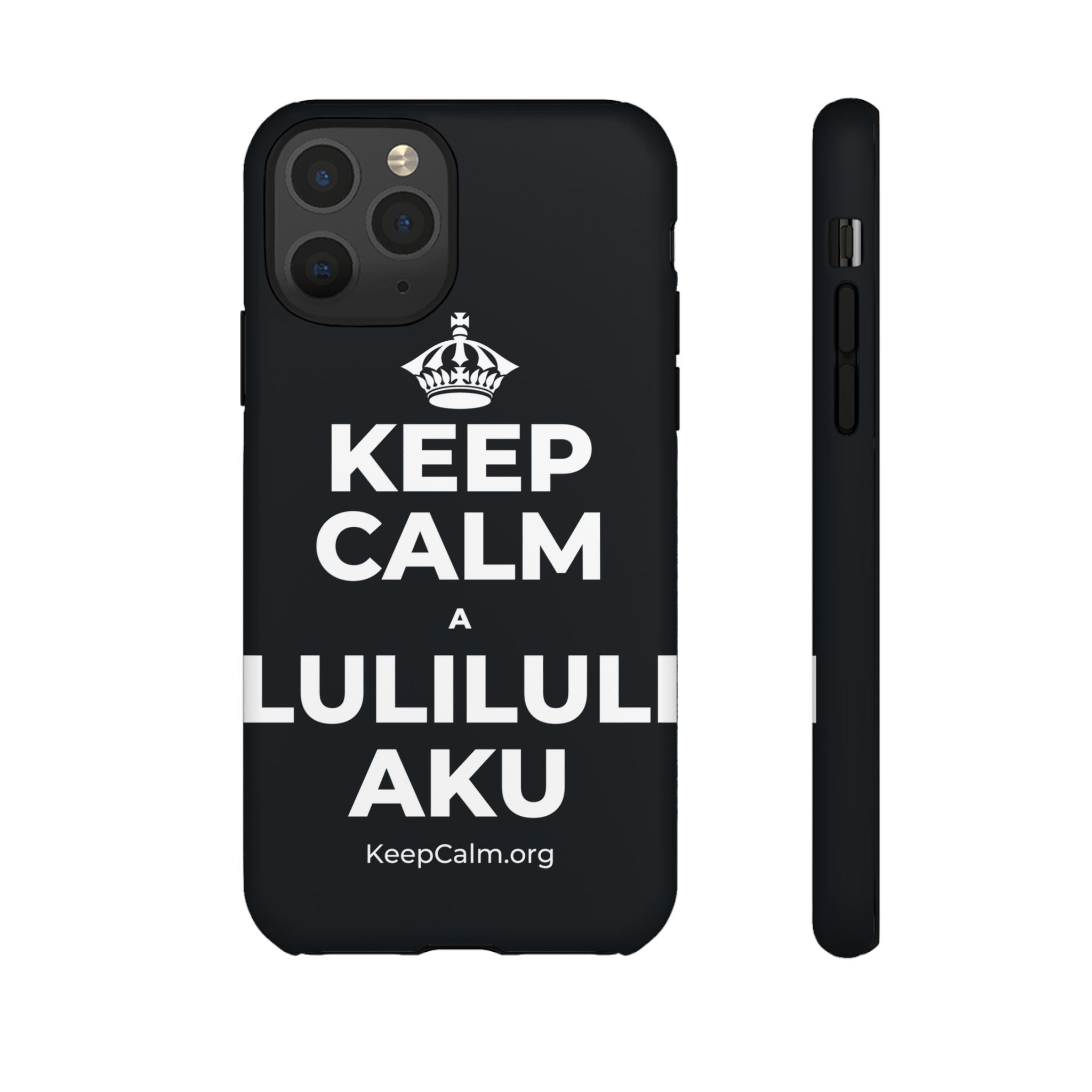 KEEP CALM A LULILULI AKU Phone Case (Dark)