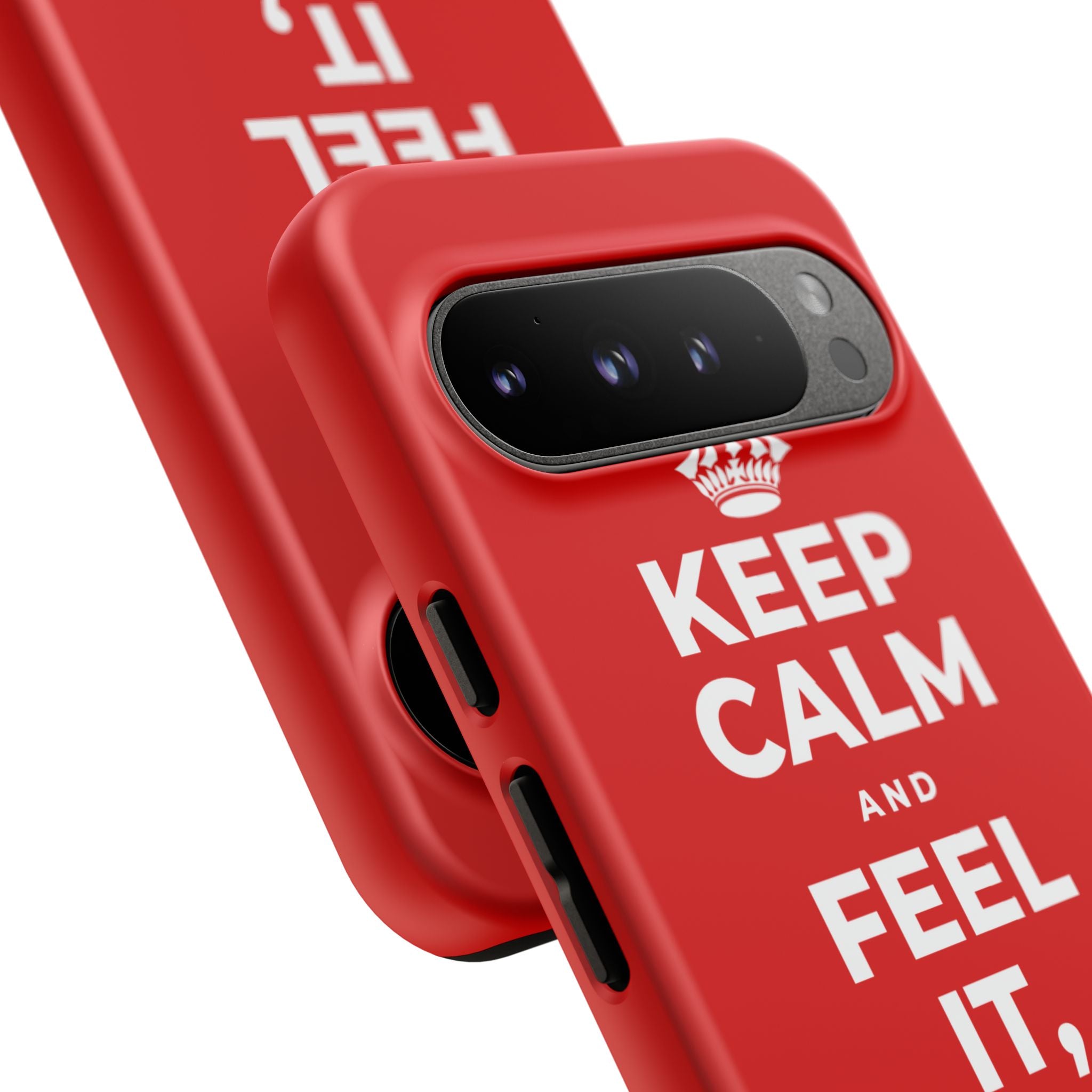 KEEP CALM AND FEEL IT, NOT FEED IT Phone Case