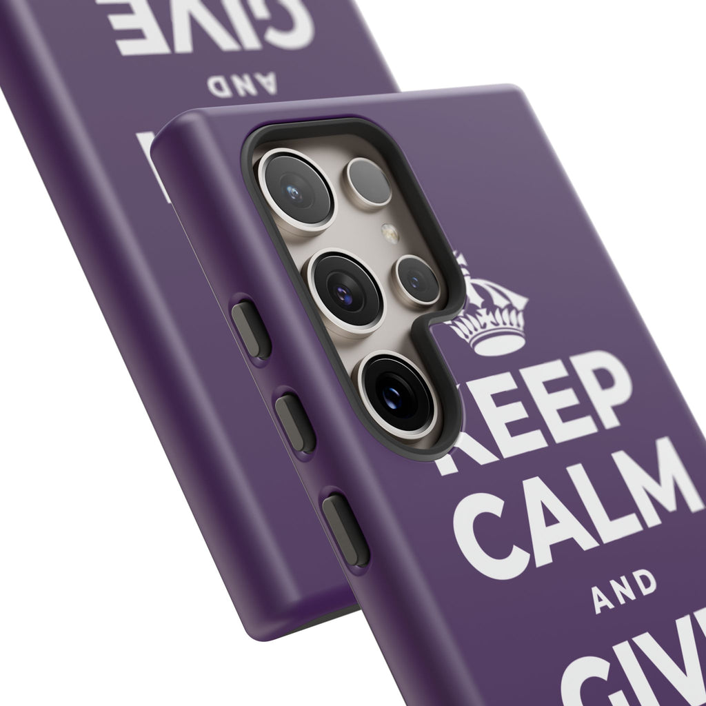 KEEP CALM AND GIVE THANKS DAILY Phone Case