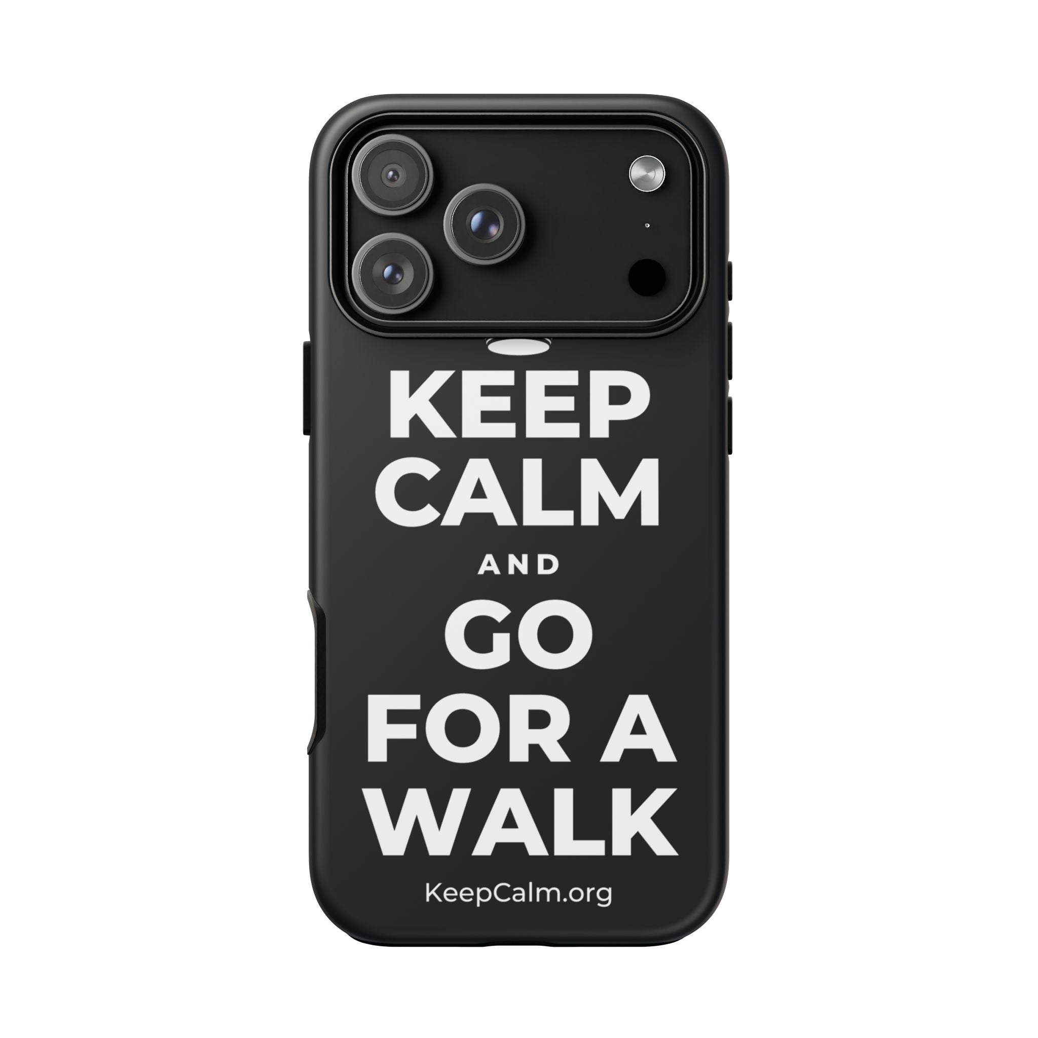 KEEP CALM AND GO FOR A WALK Phone Case (Dark)