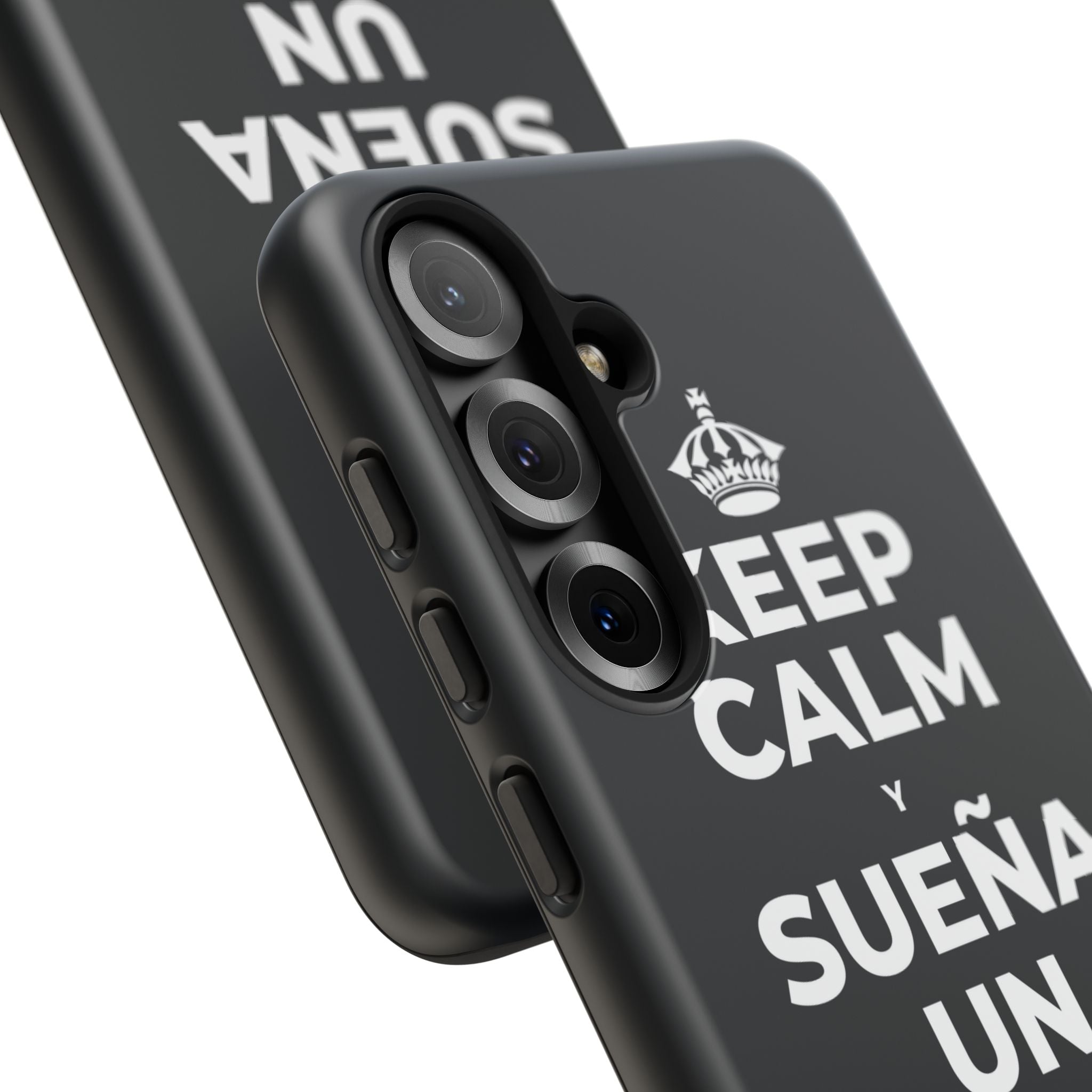 KEEP CALM Y SUEÑA UN POCO MÁS GRANDE Phone Case (Dark)