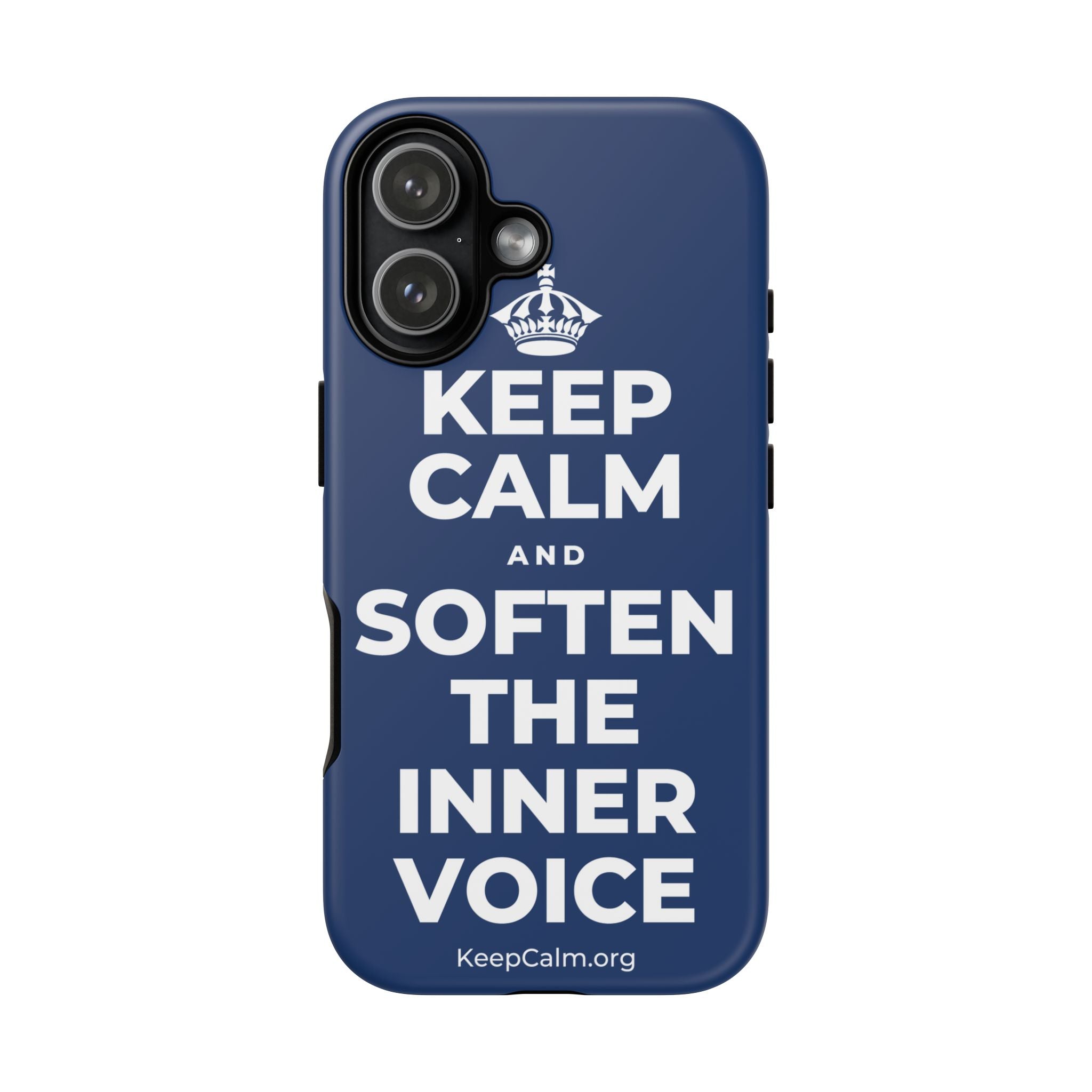 KEEP CALM AND SOFTEN THE INNER VOICE Phone Case
