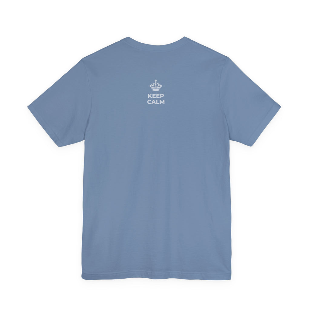 KEEP CALM AND TALK KINDLY TO YOURSELF T-Shirt (Soft Cream–Heather Mauve)