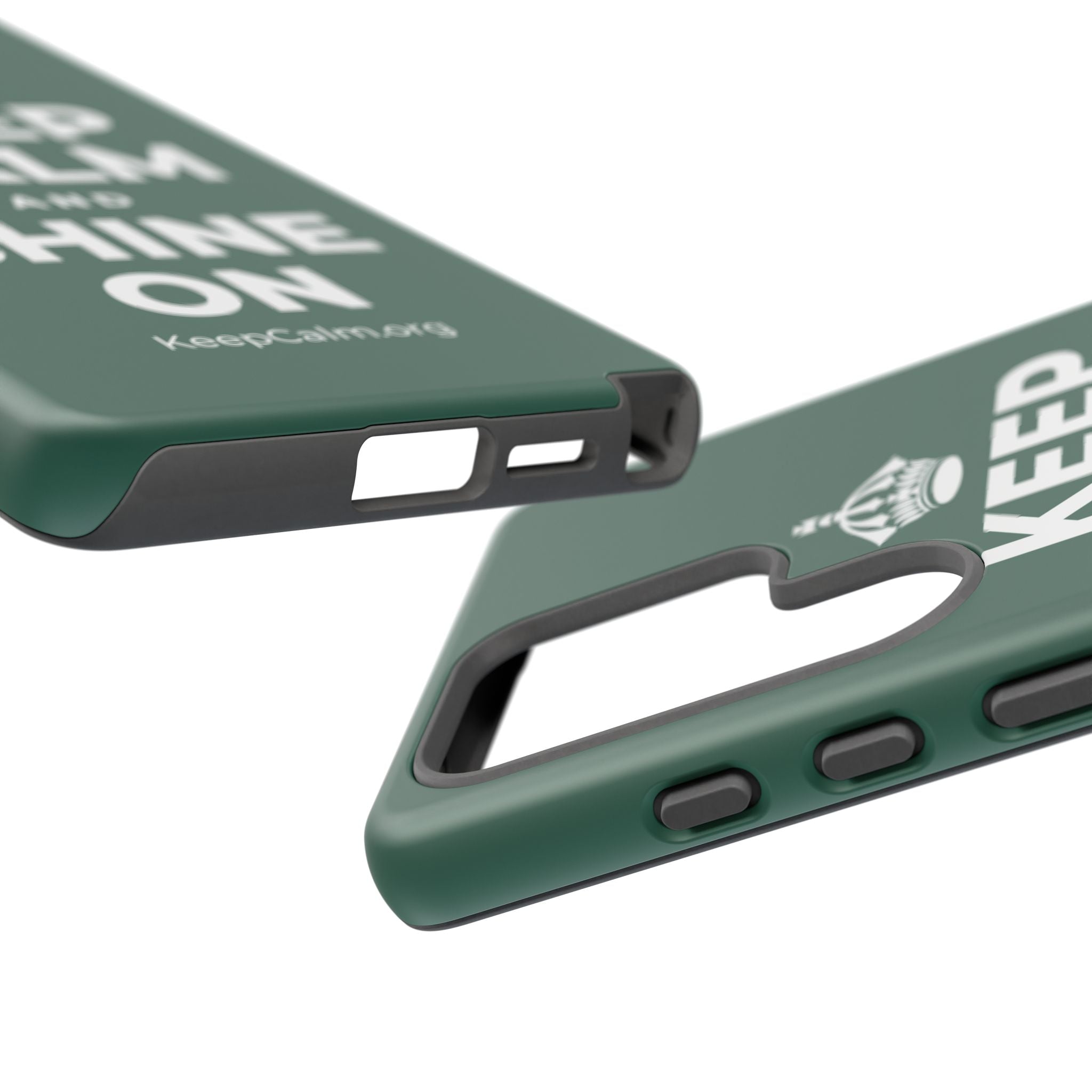 KEEP CALM AND SHINE ON Phone Case