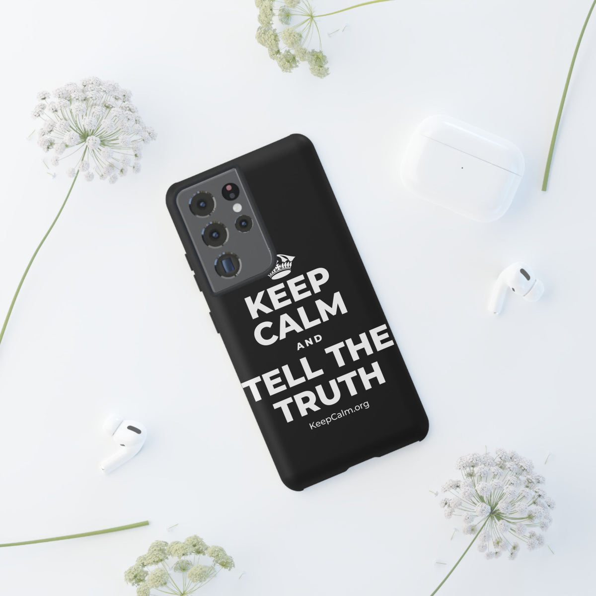 KEEP CALM AND TELL THE TRUTH Phone Case
