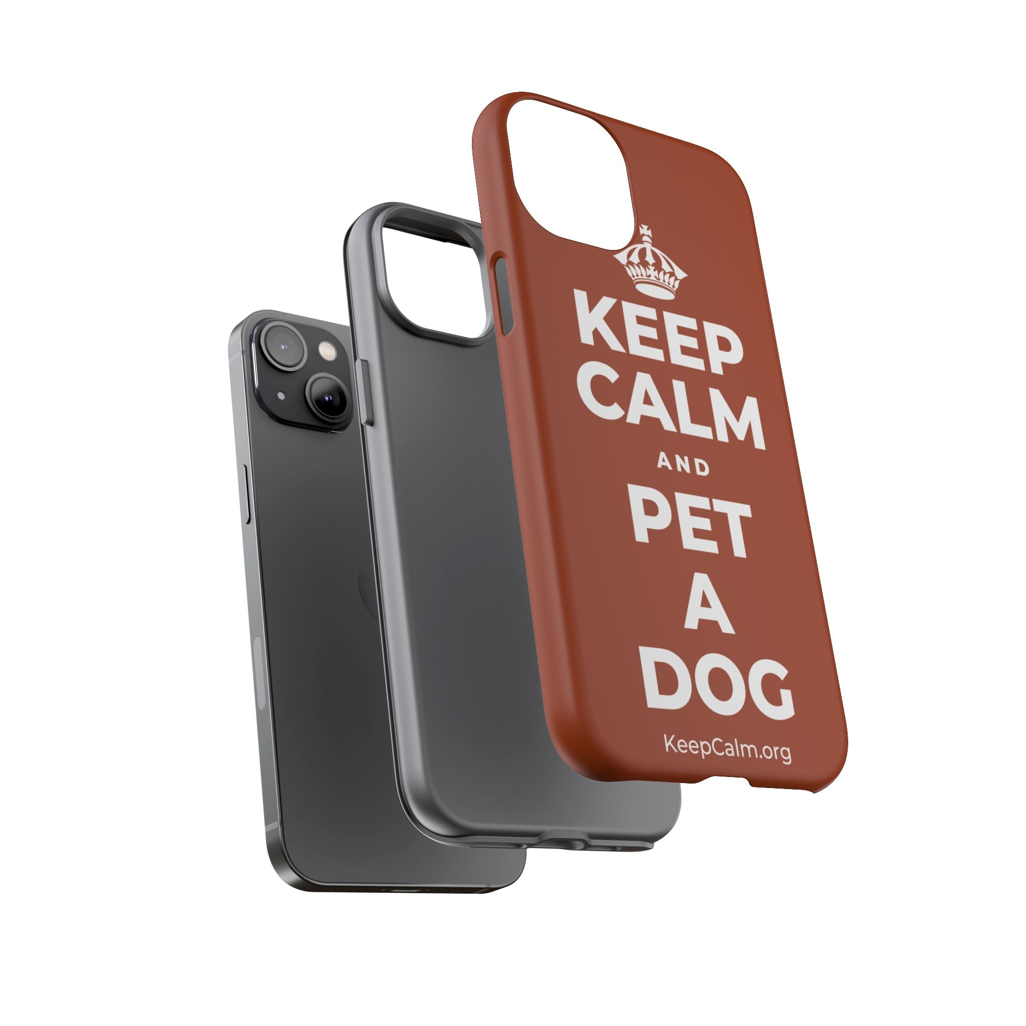 KEEP CALM AND PET A DOG Phone Case