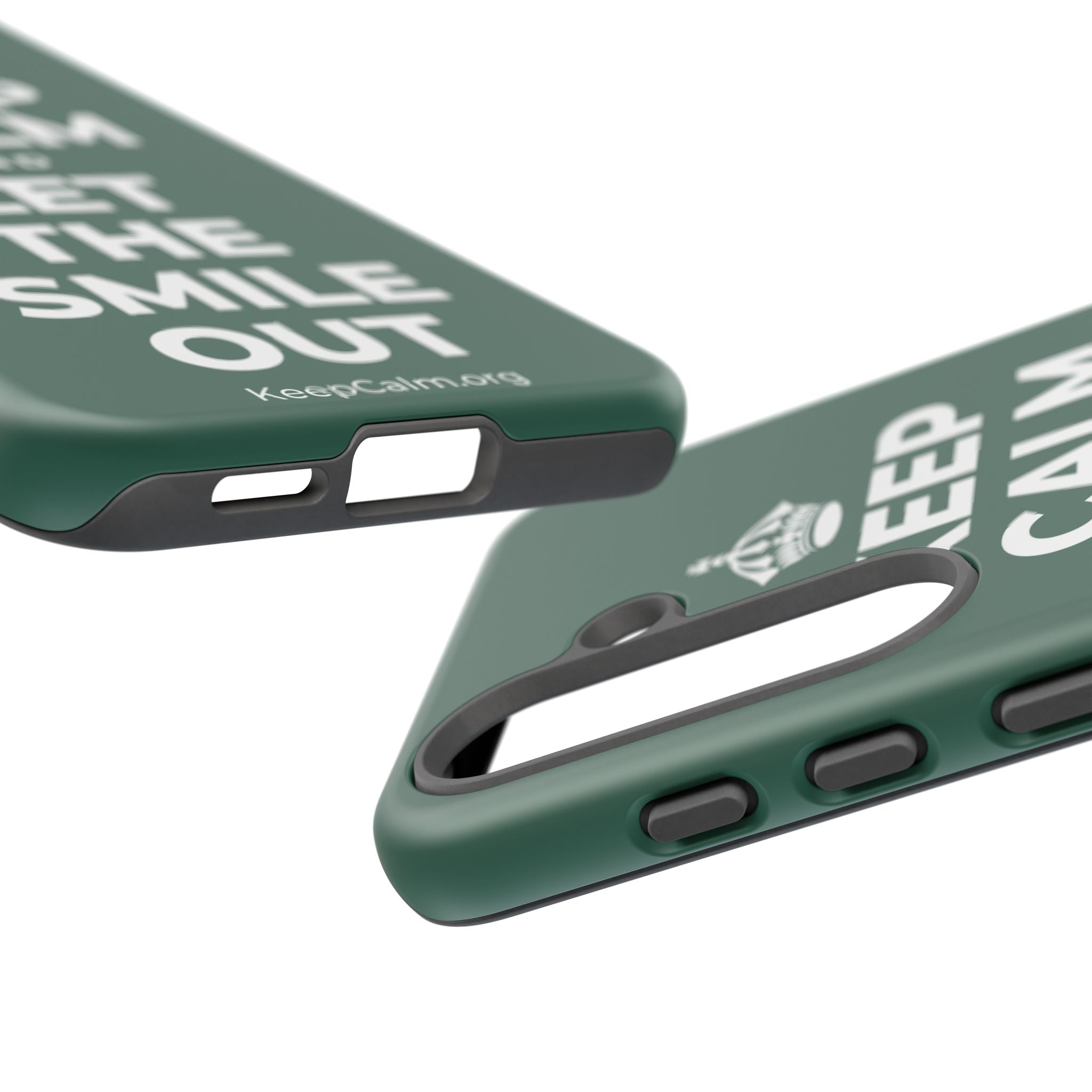 KEEP CALM AND LET THE SMILE OUT Phone Case