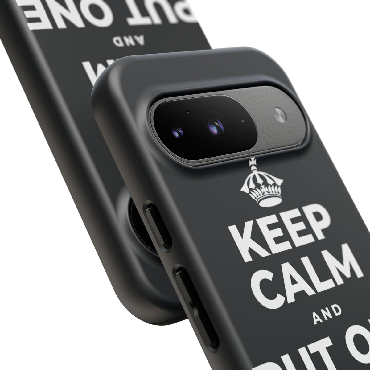 KEEP CALM AND PUT ONE THING RIGHT Phone Case (Dark)