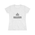 KEEP CALM Y SIGUE SIENDO PRINCIPIANTE Women's Tri-Blend Tee
