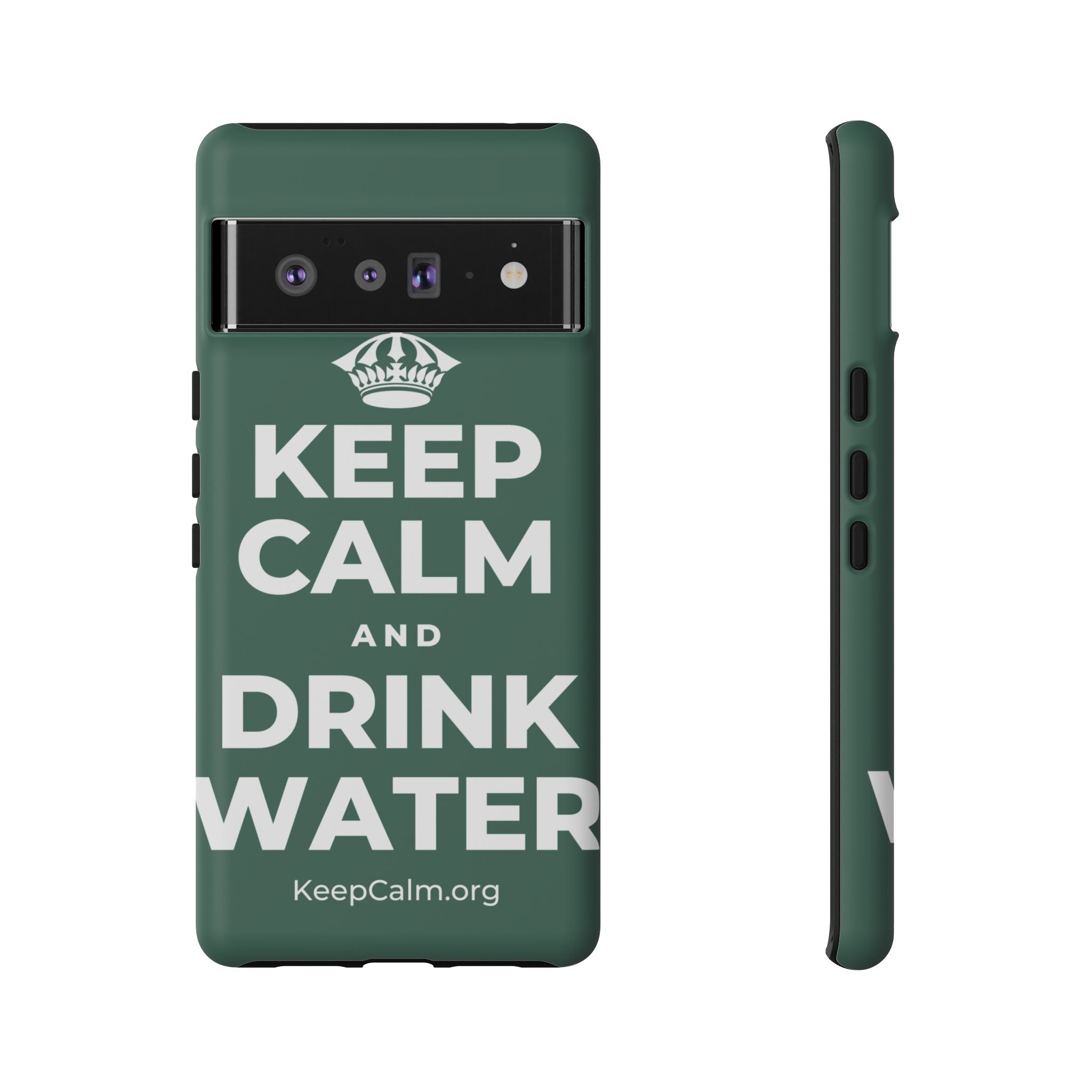 KEEP CALM AND DRINK WATER Phone Case