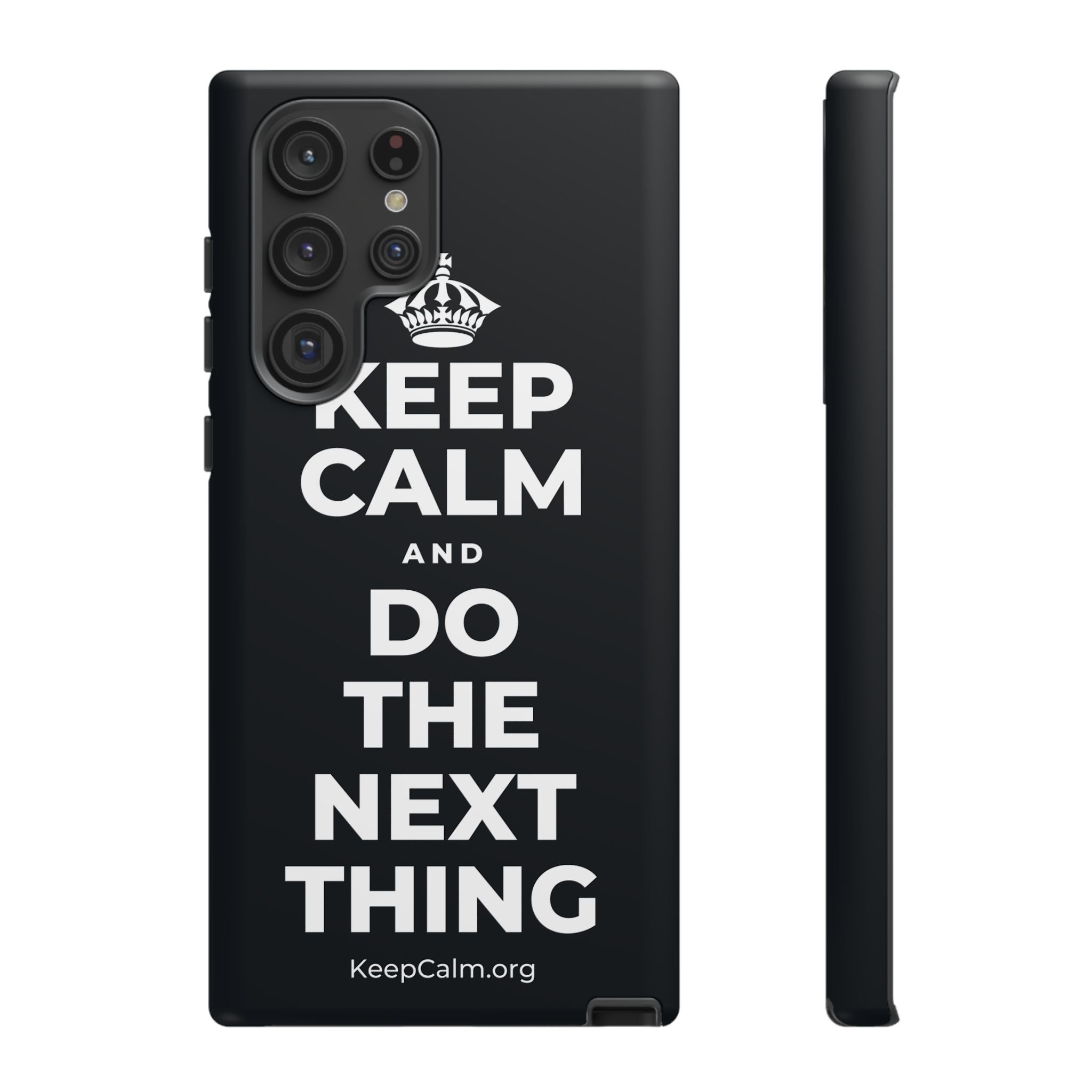 KEEP CALM AND DO THE NEXT THING Phone Case (Dark)