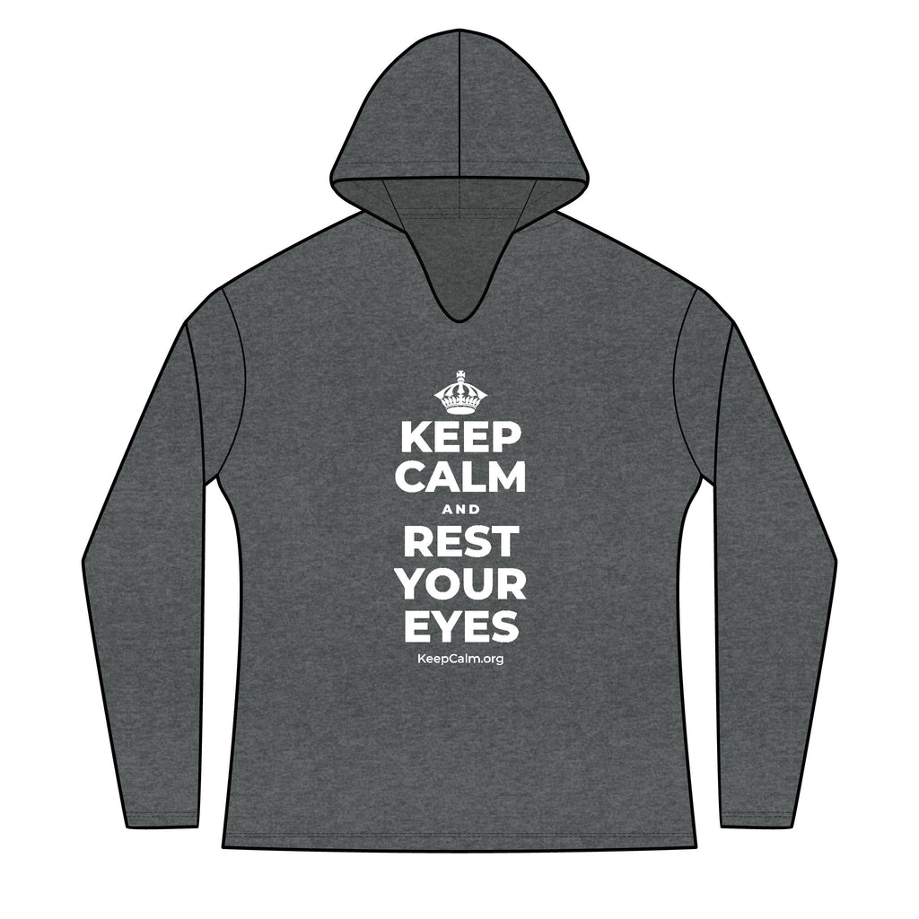 KEEP CALM AND REST YOUR EYES Women's Long Sleeve Hoodie
