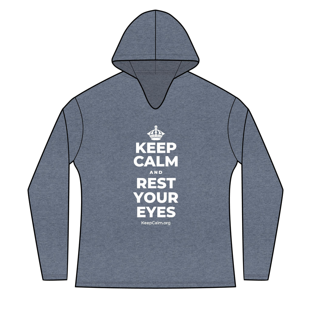 KEEP CALM AND REST YOUR EYES Women's Long Sleeve Hoodie